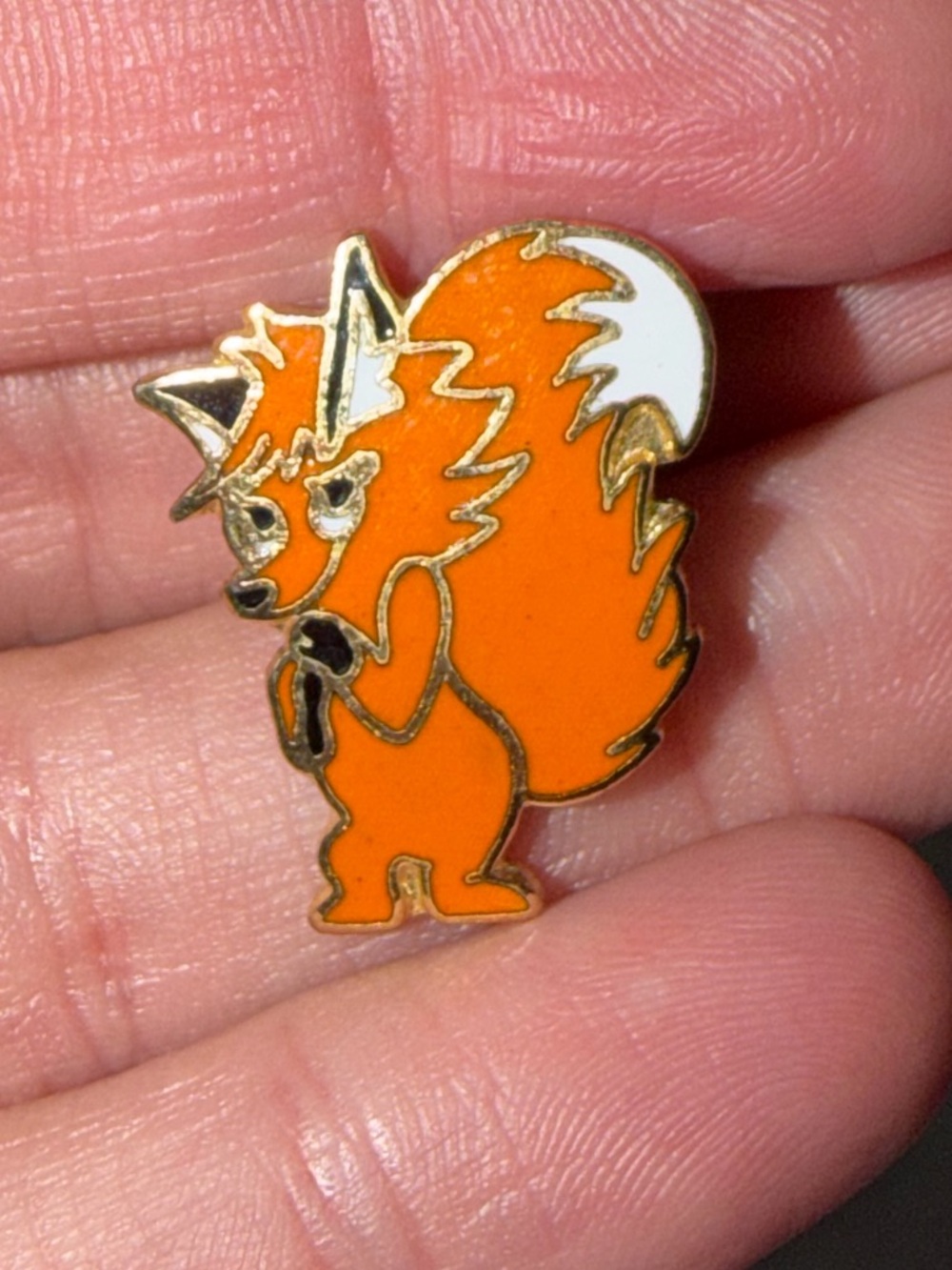 Orange‎ Fox Enamel Pin - Small Pets Accessories pins collectible vintage
